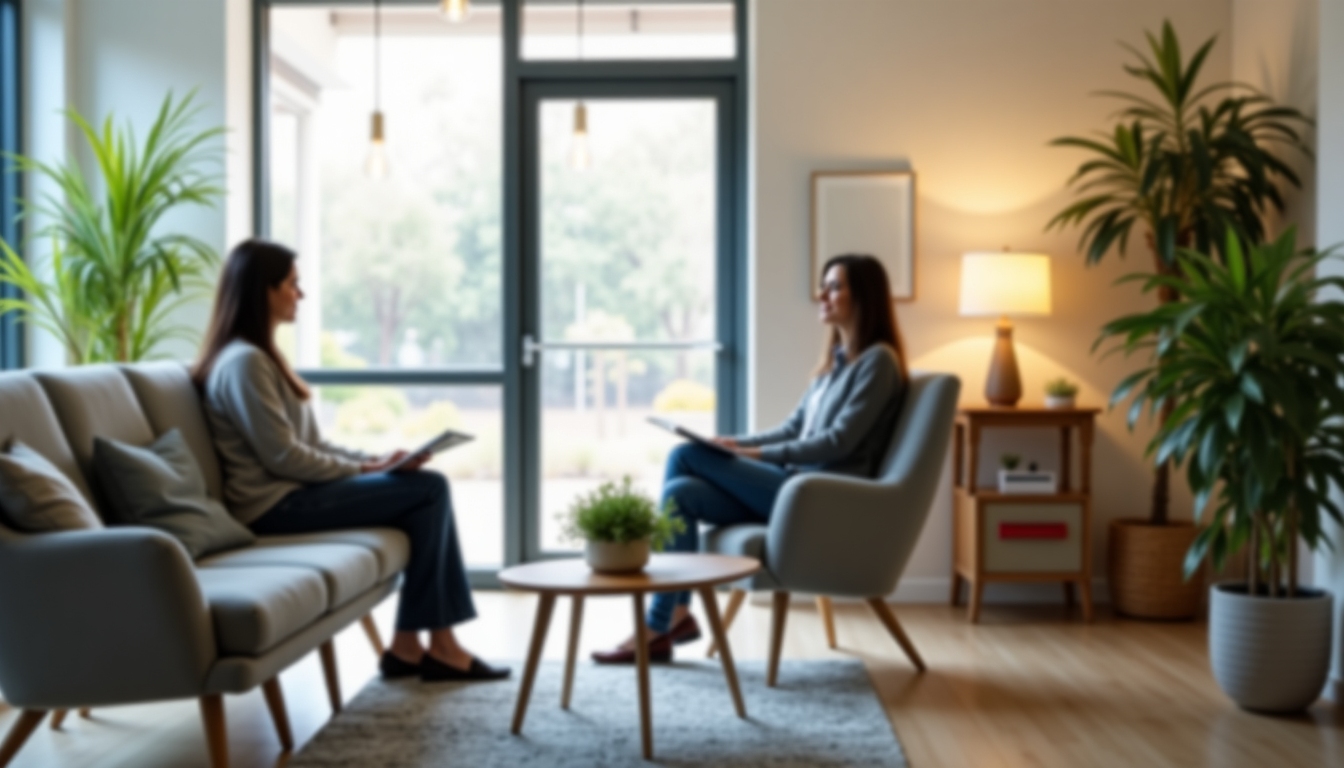 Fertility clinic waiting area