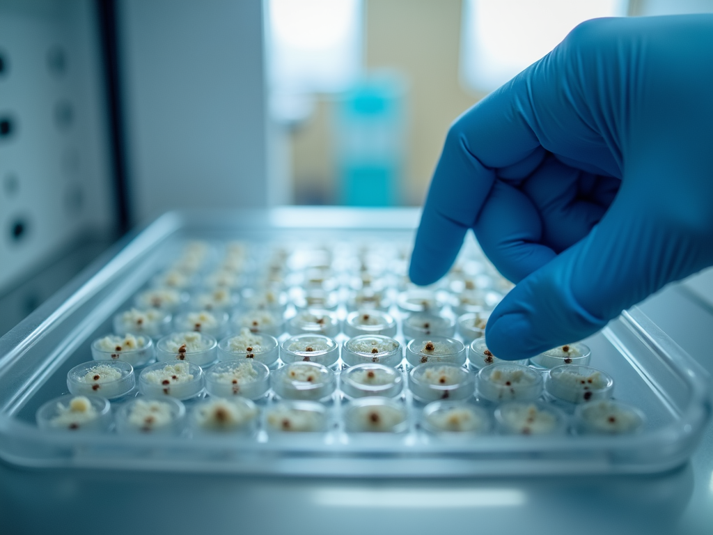 Embryos in incubator
