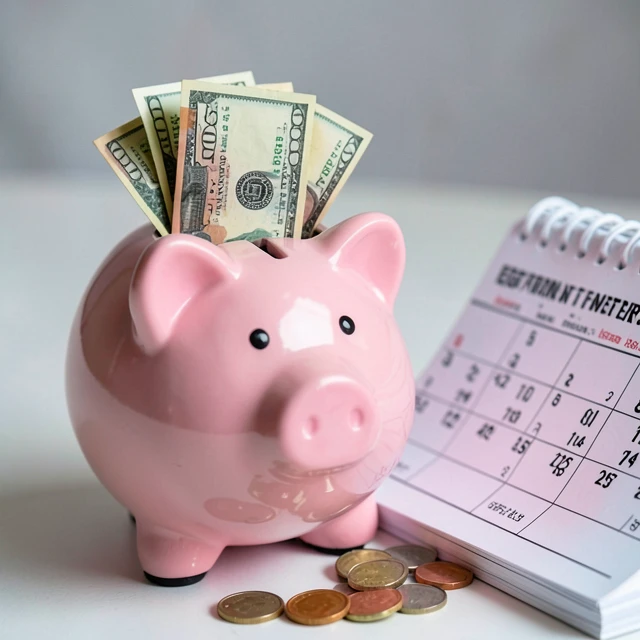 Financial costs represented by egg-shaped piggy bank for egg freezing