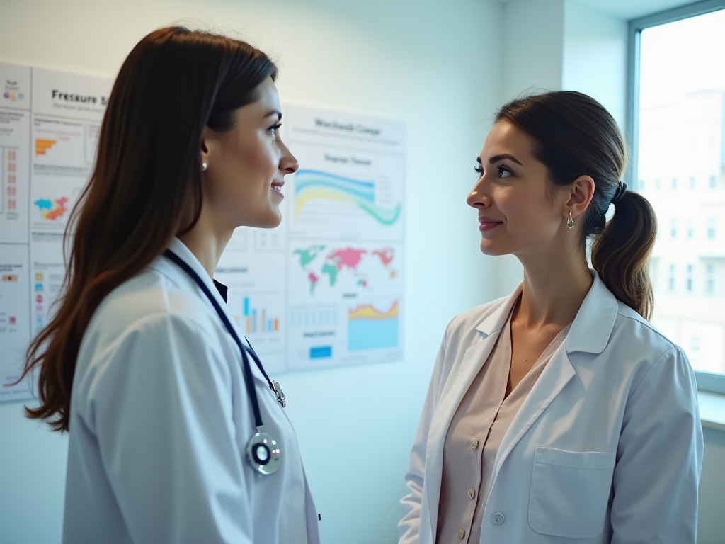 Doctor explaining fertility preservation to a patient