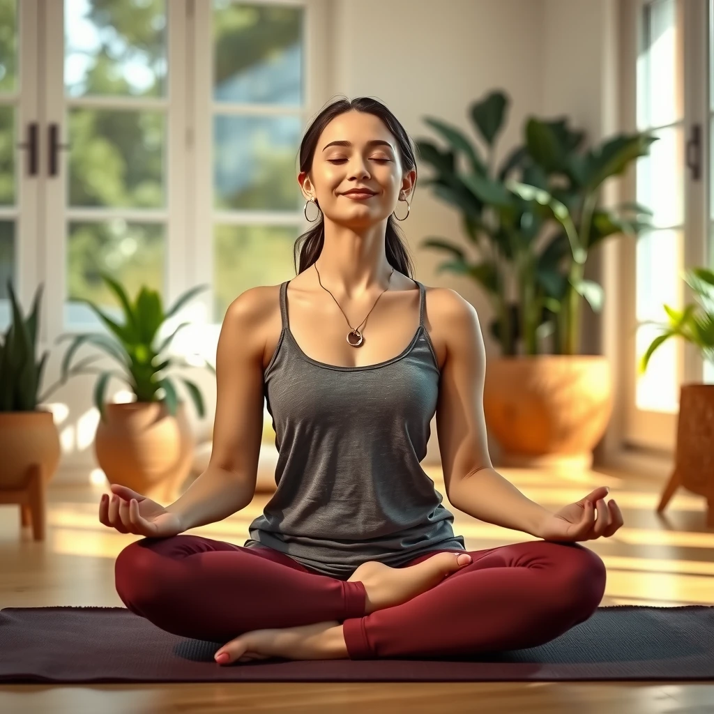 Woman practicing mindfulness meditation to build emotional resilience