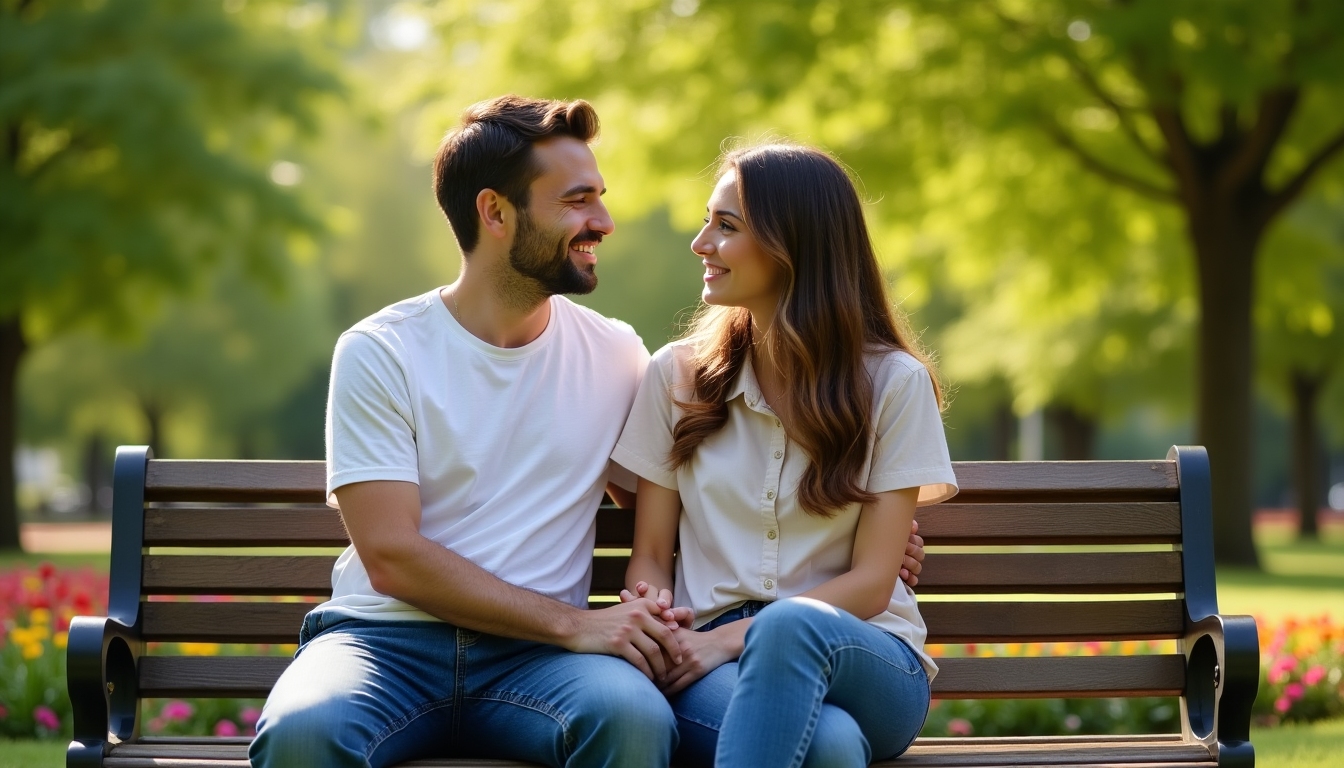 A couple holding hands, showing support through infertility.