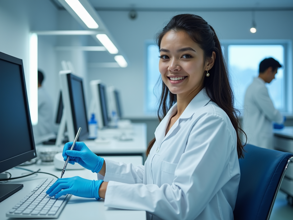 A fertility clinic lab sparking hope.