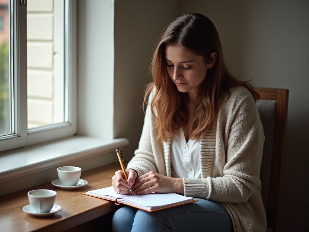 Woman reflecting on IVF experience
