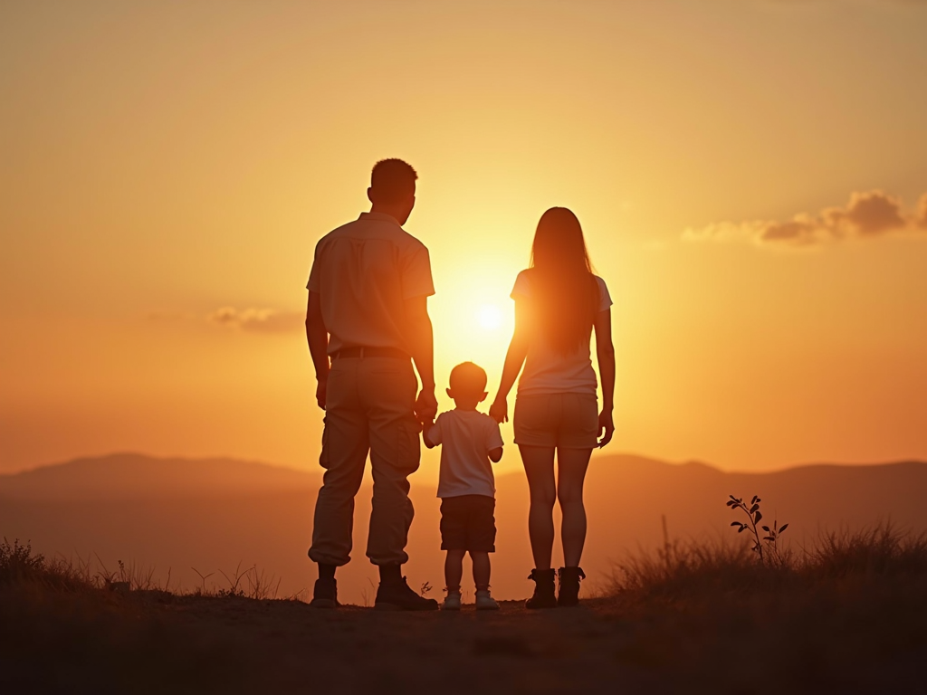 Military family looking forward