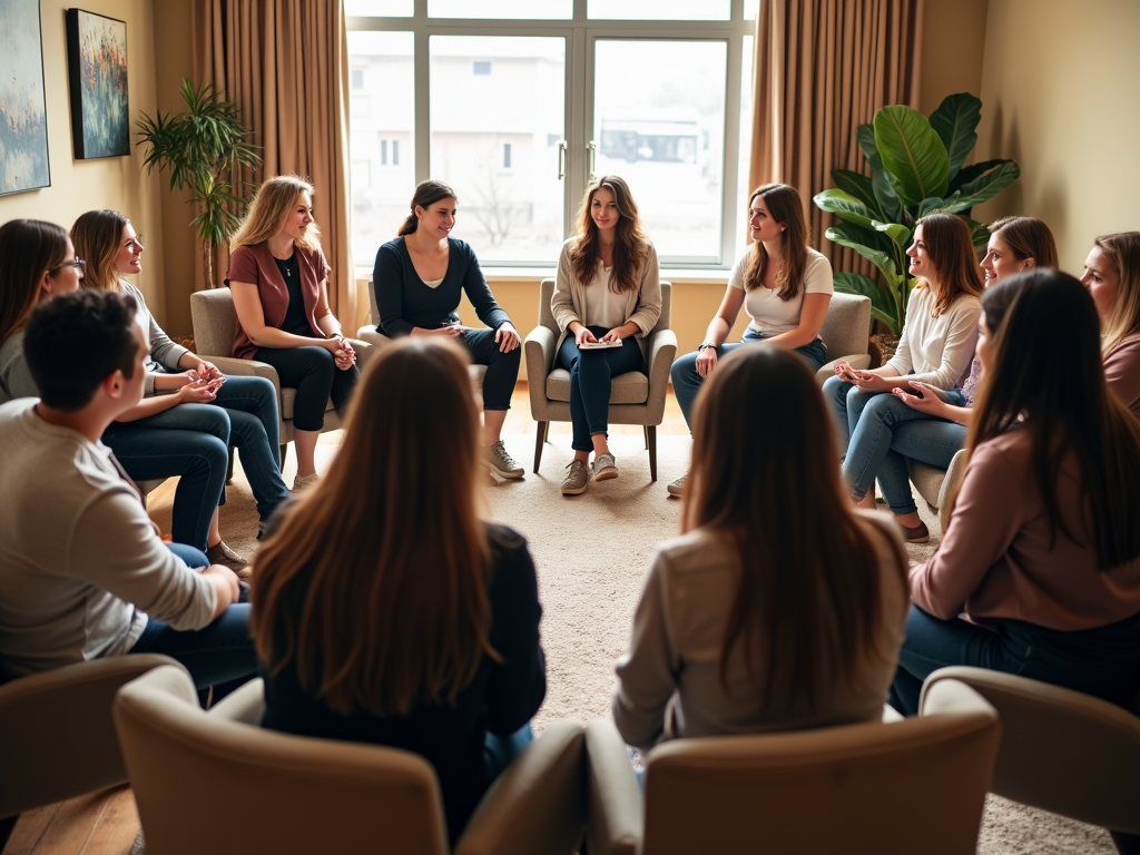 Support group meeting.