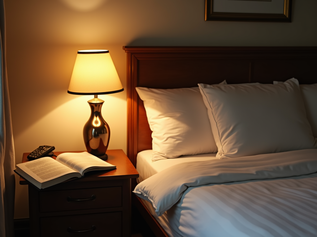 A cozy bedroom for better sleep with PCOS