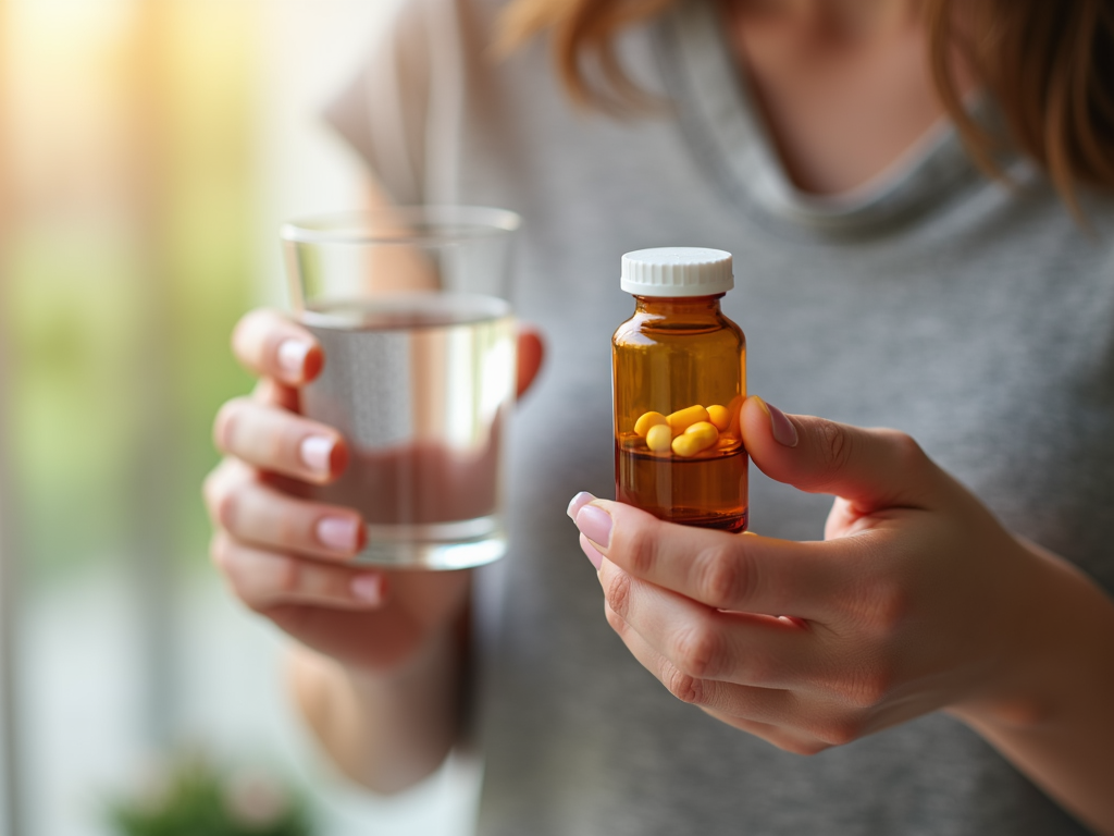 Woman beginning fertility drug treatment