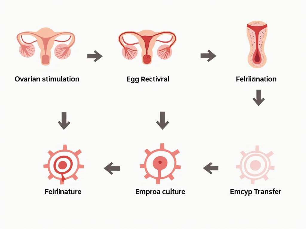 IVF process illustration
