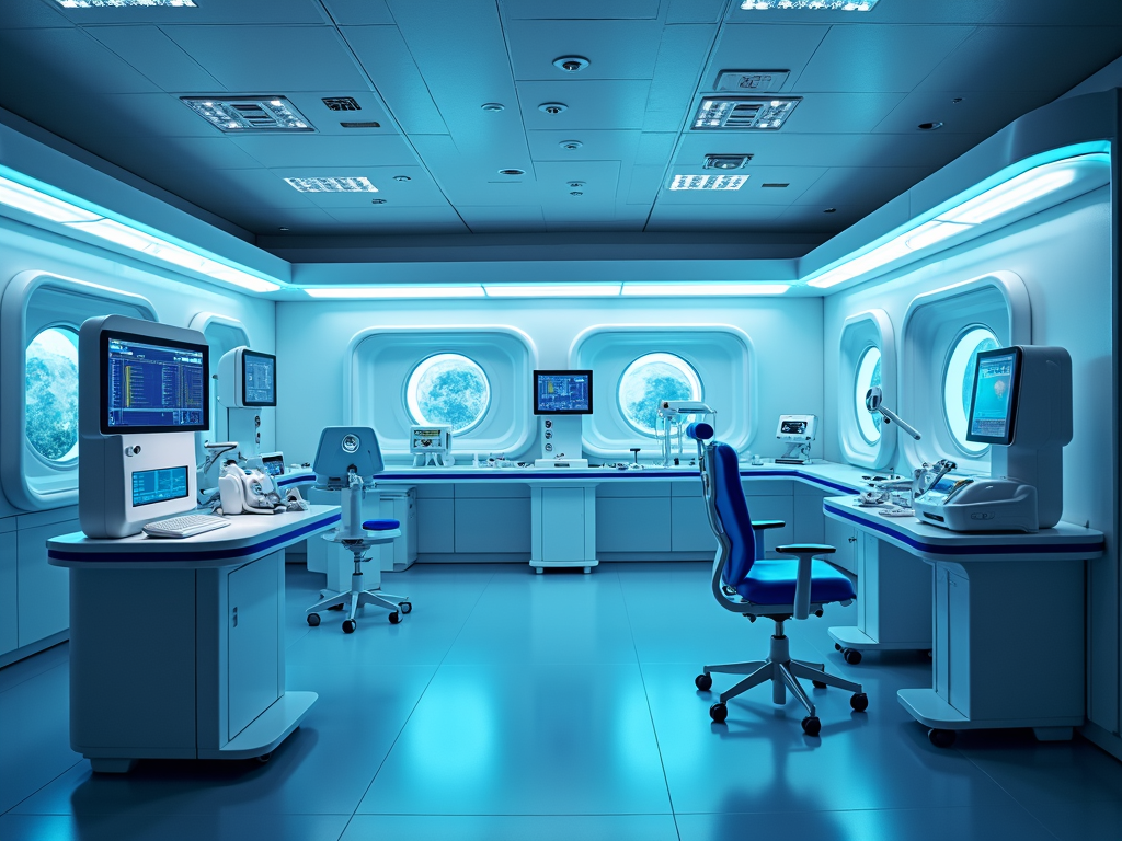 Advanced IVF technology in a laboratory