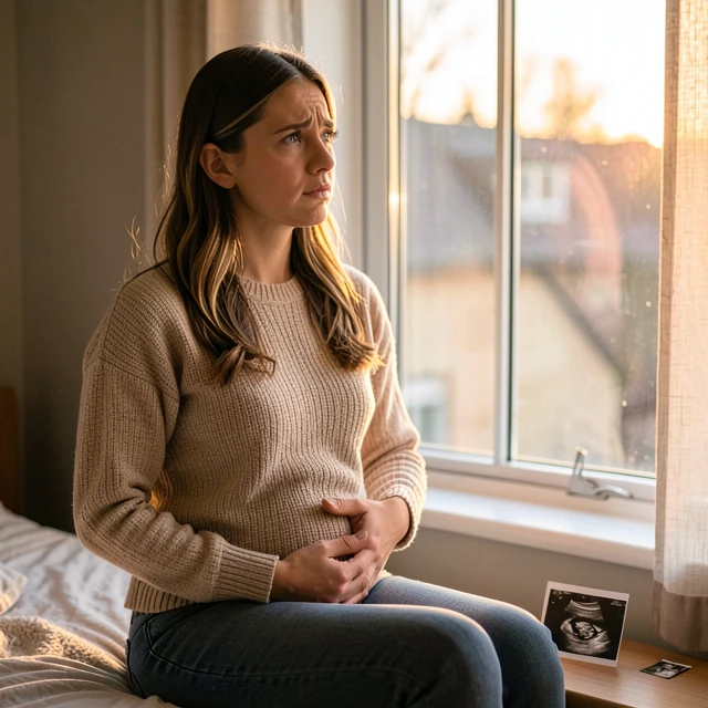 Woman reflecting on the emotional journey after experiencing a miscarriage
