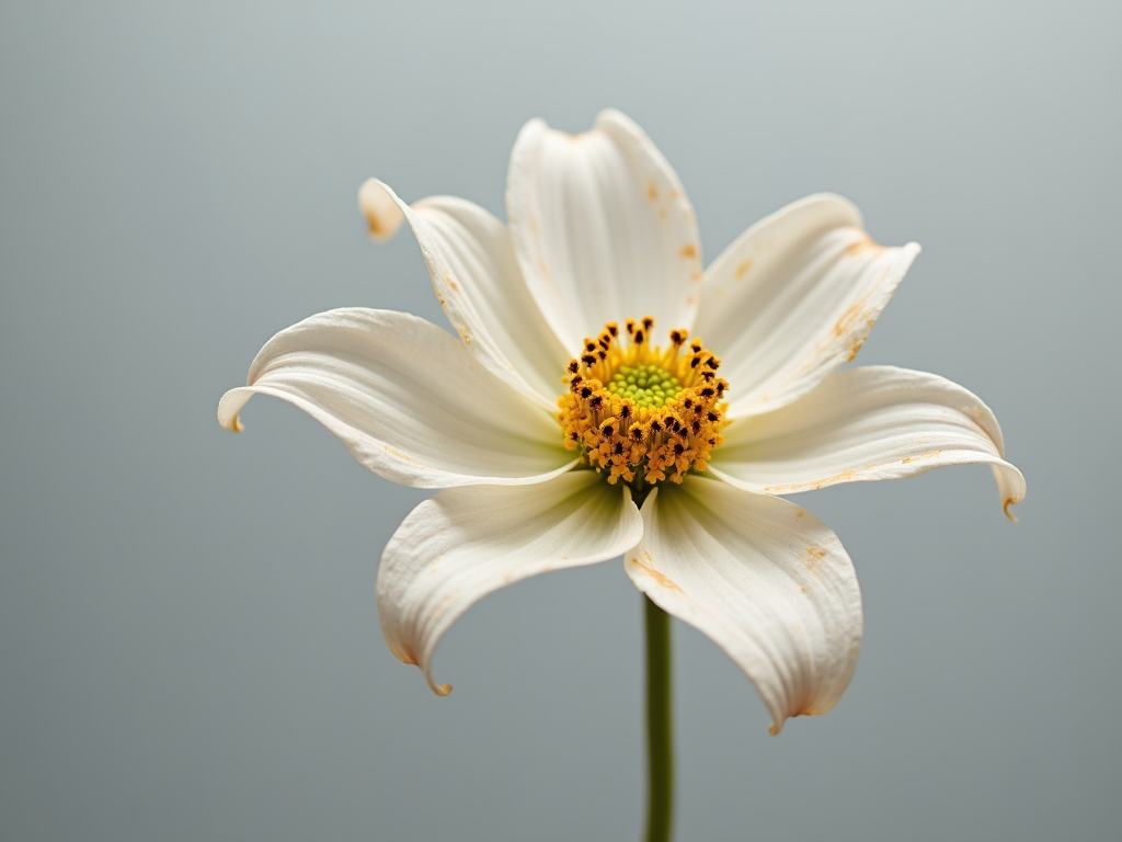 A wilted flower representing the struggles of infertility