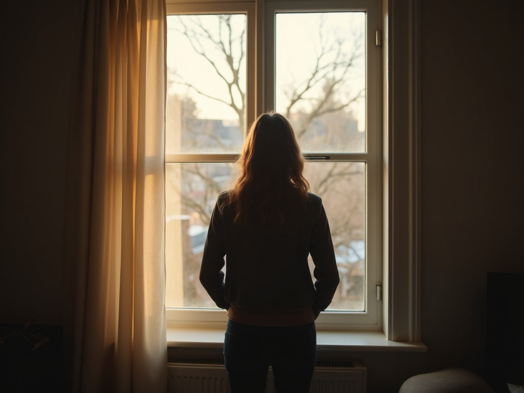 Person reflecting on fertility preservation decision