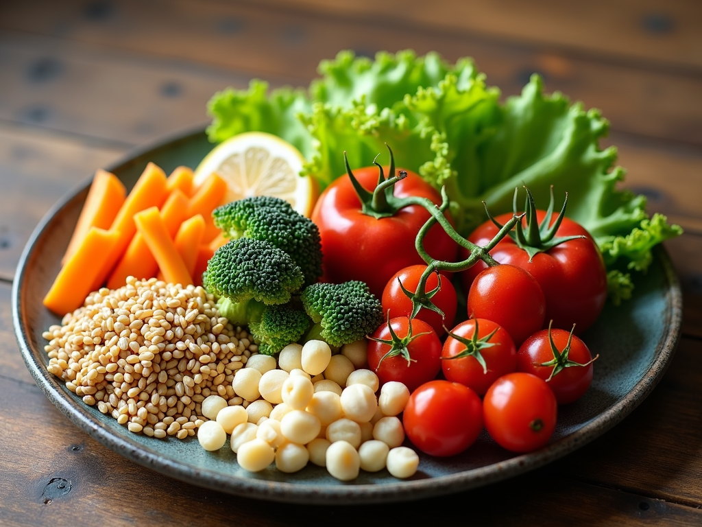 A colorful, healthy meal