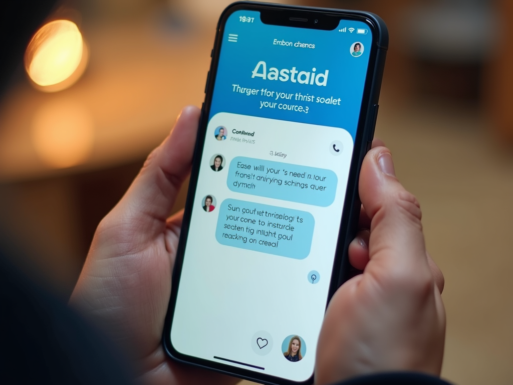 An AI companion providing support.