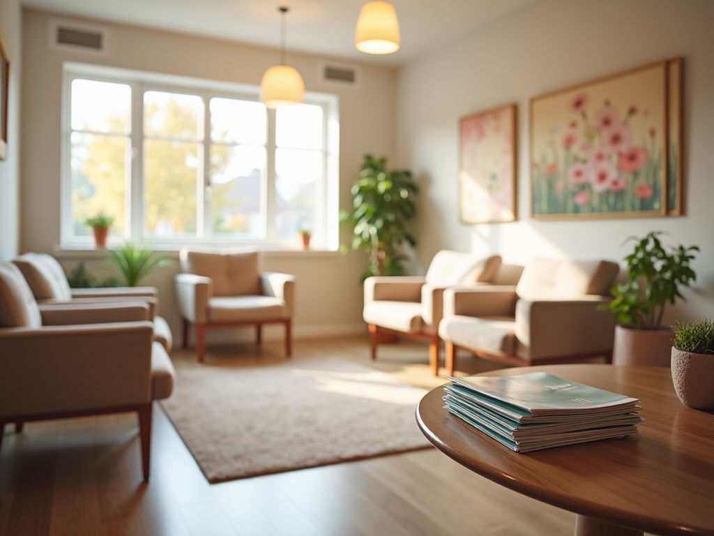 Fertility clinic waiting room