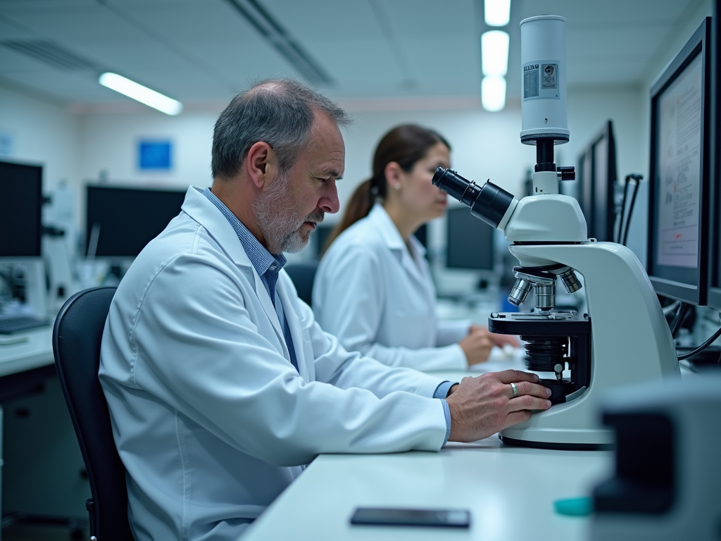 Embryologists using advanced fertility technologies