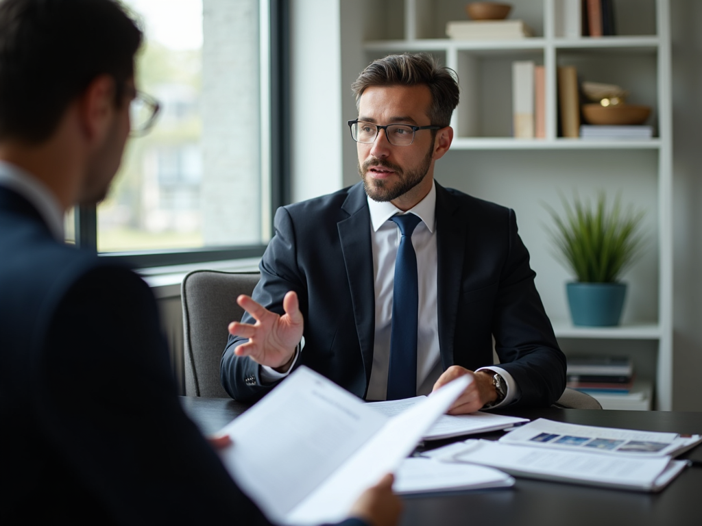 Lawyer explaining fertility treatment legalities