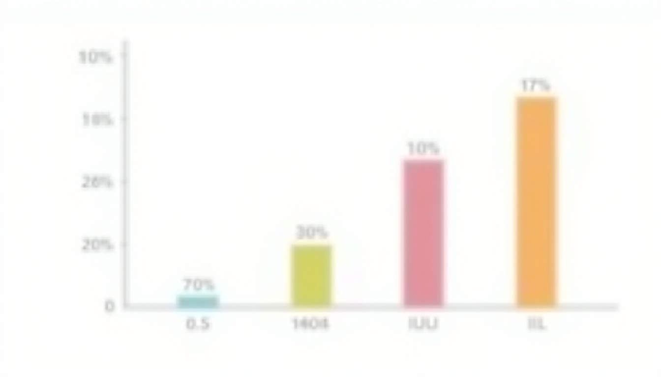 Bar graph of fertility treatment success rates