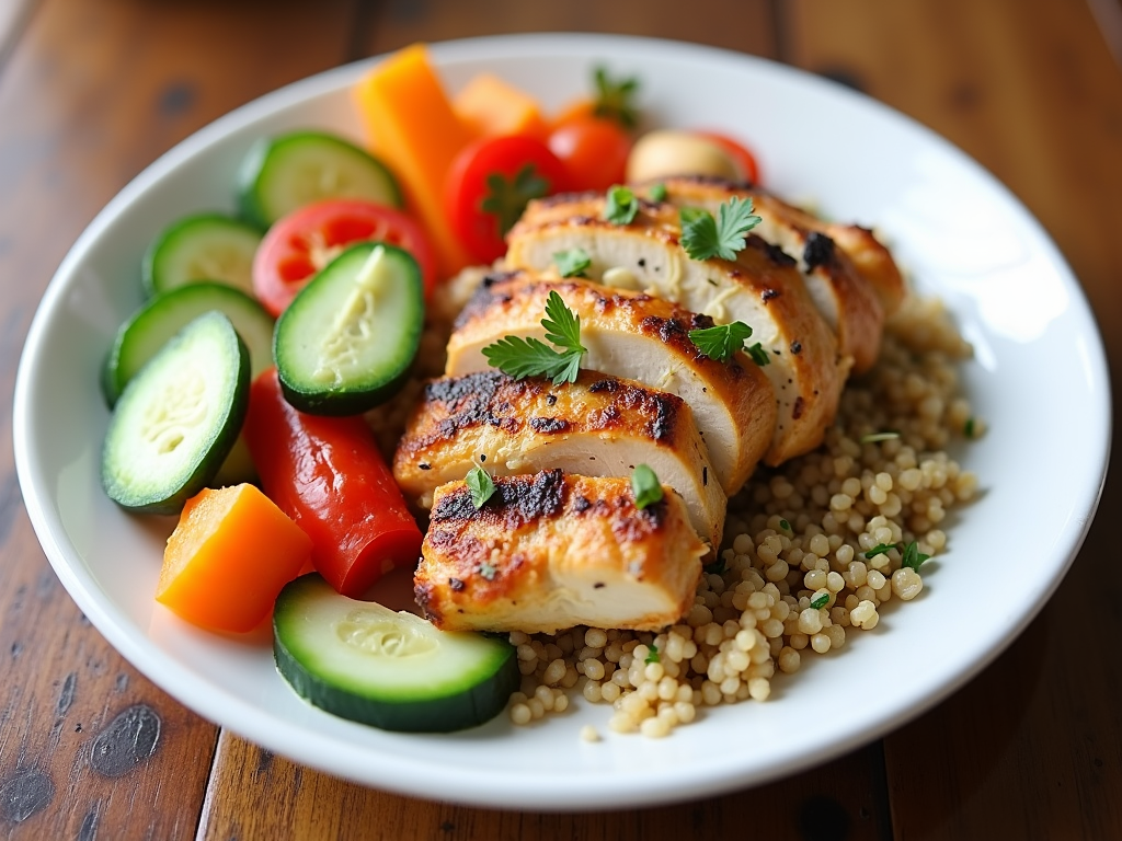 A healthy meal, supporting wellness during infertility.