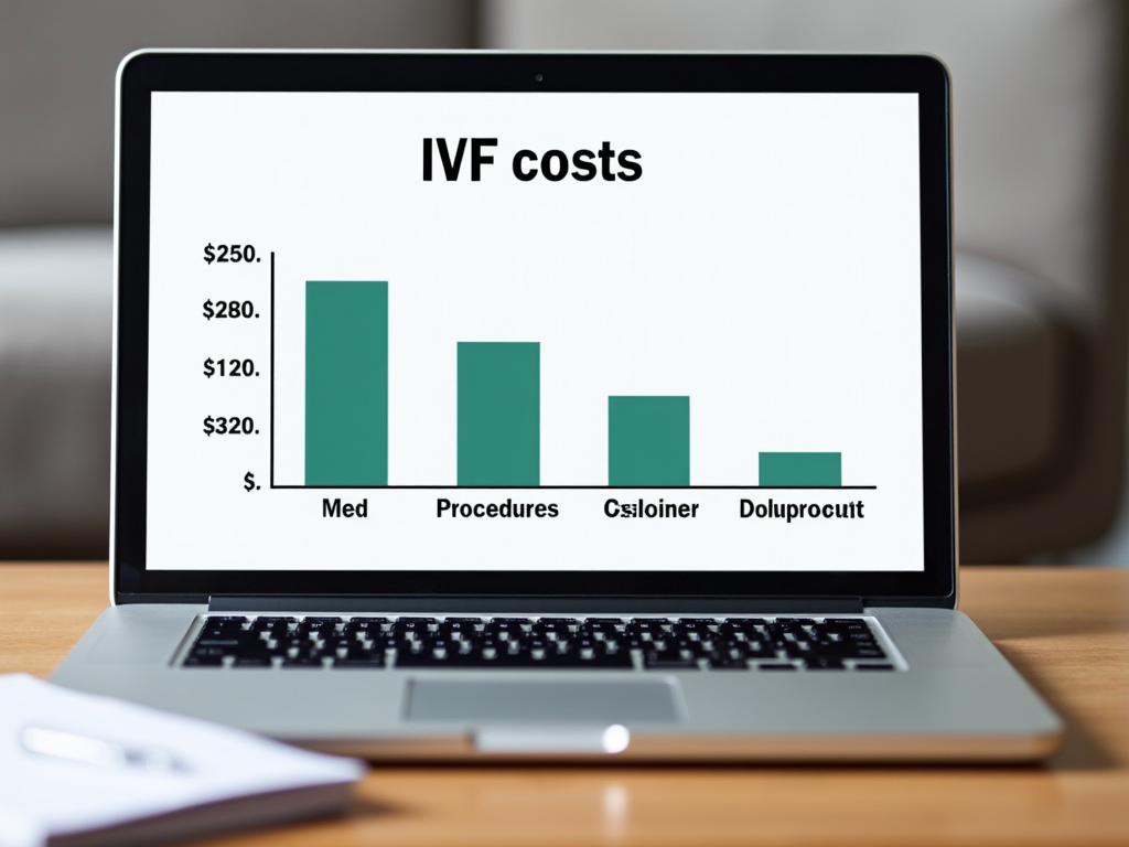 Graph breaking down IVF costs