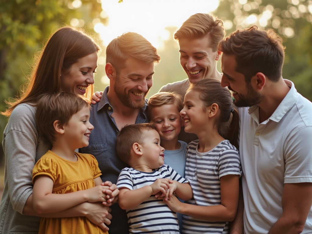 Diverse families made possible through advancements in reproductive medicine.