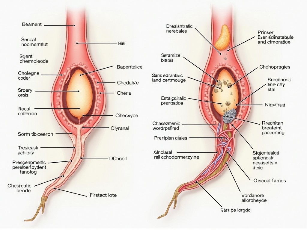 Illustration of sperm and cell structure highlighting the impact of chemotherapy.