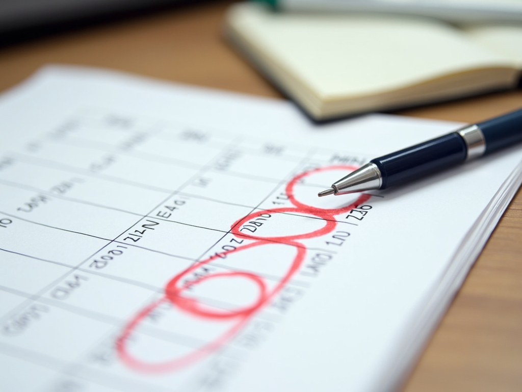 Calendar marking fertility preservation decisions