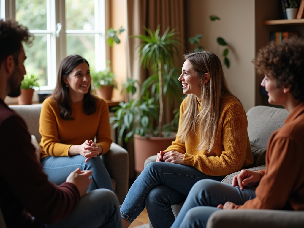 Support group sharing infertility stories