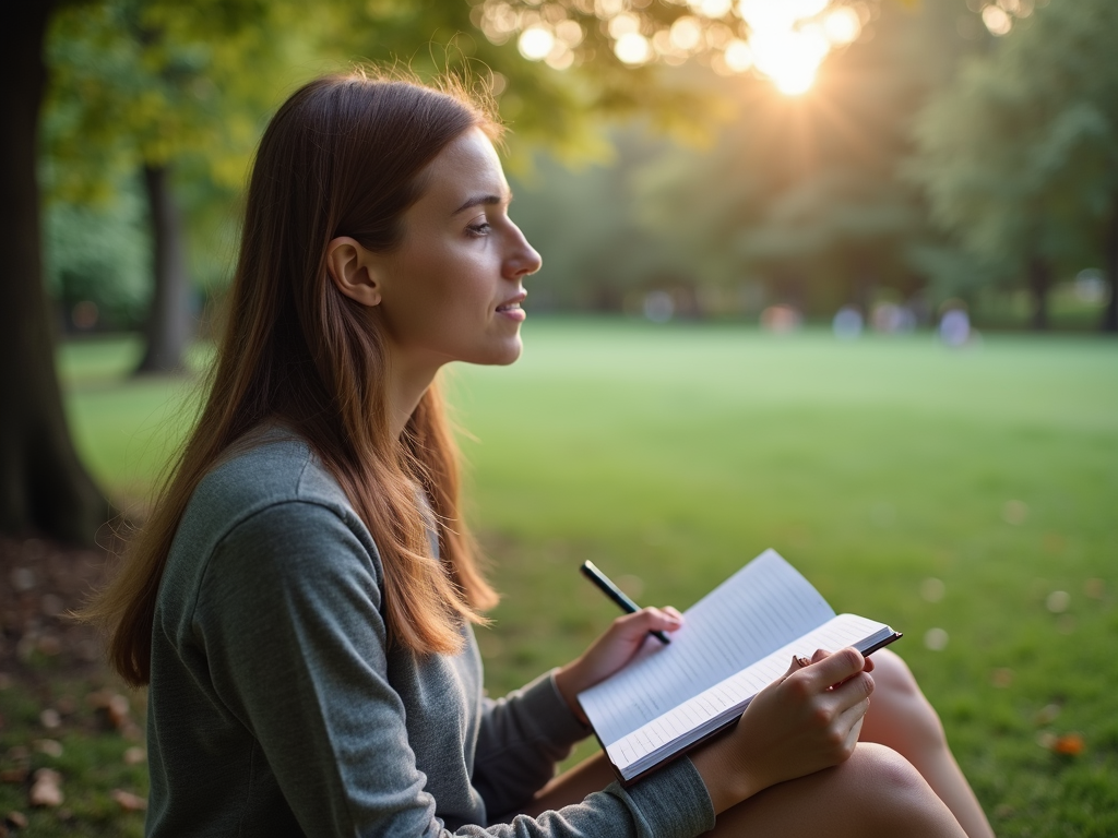 Journaling to ease the stress of infertility.
