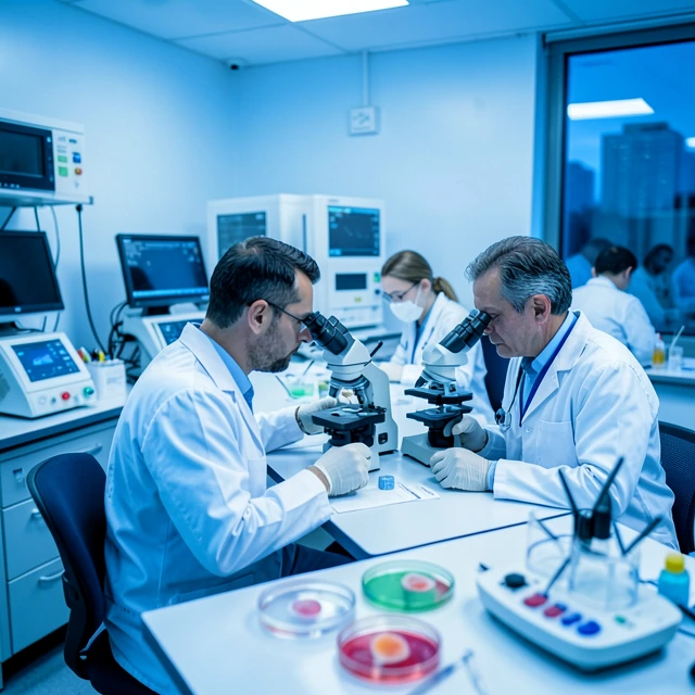 Advanced IVF laboratory where embryos are cultured