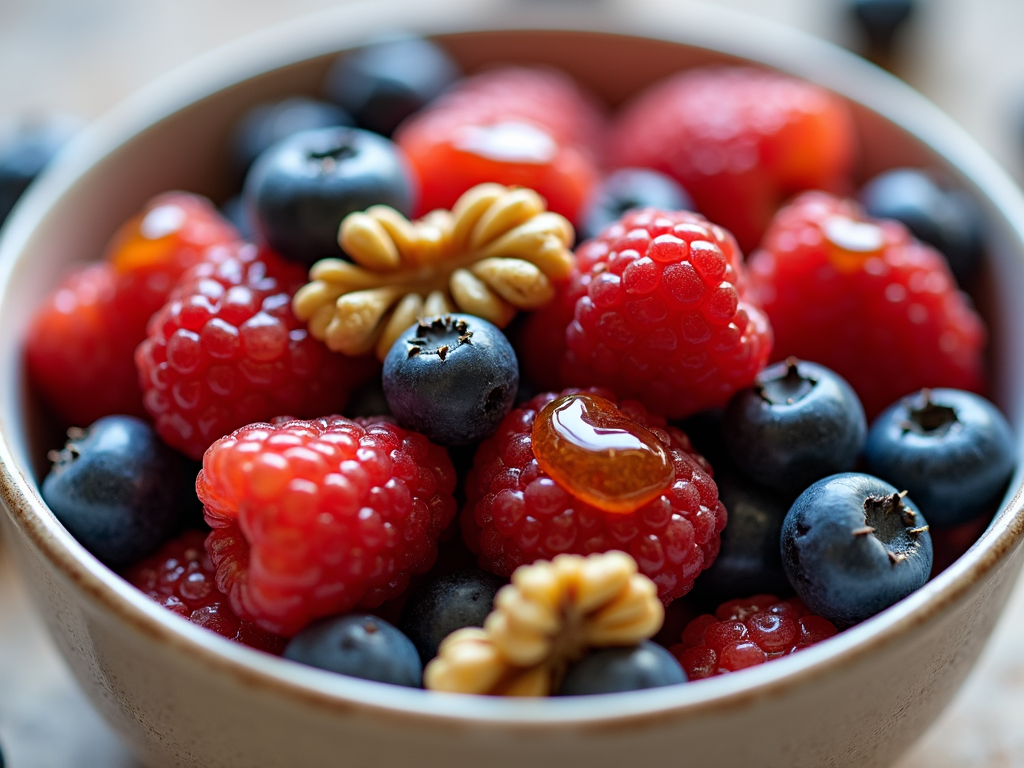 A bowl of fertility-supporting foods for endometriosis management.