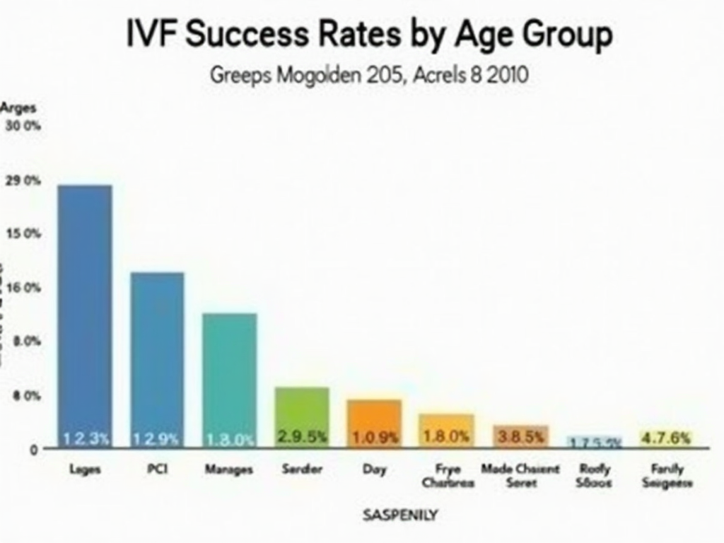 IVF success rates by age.