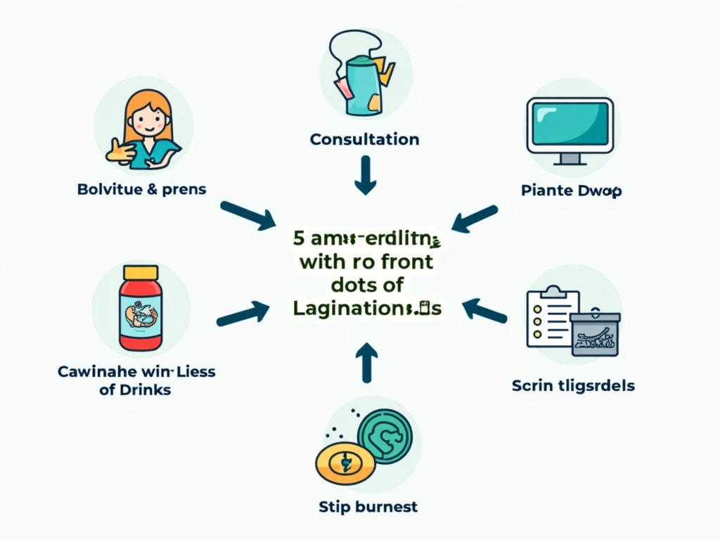 Infographic outlining the sperm banking process in five clear steps.