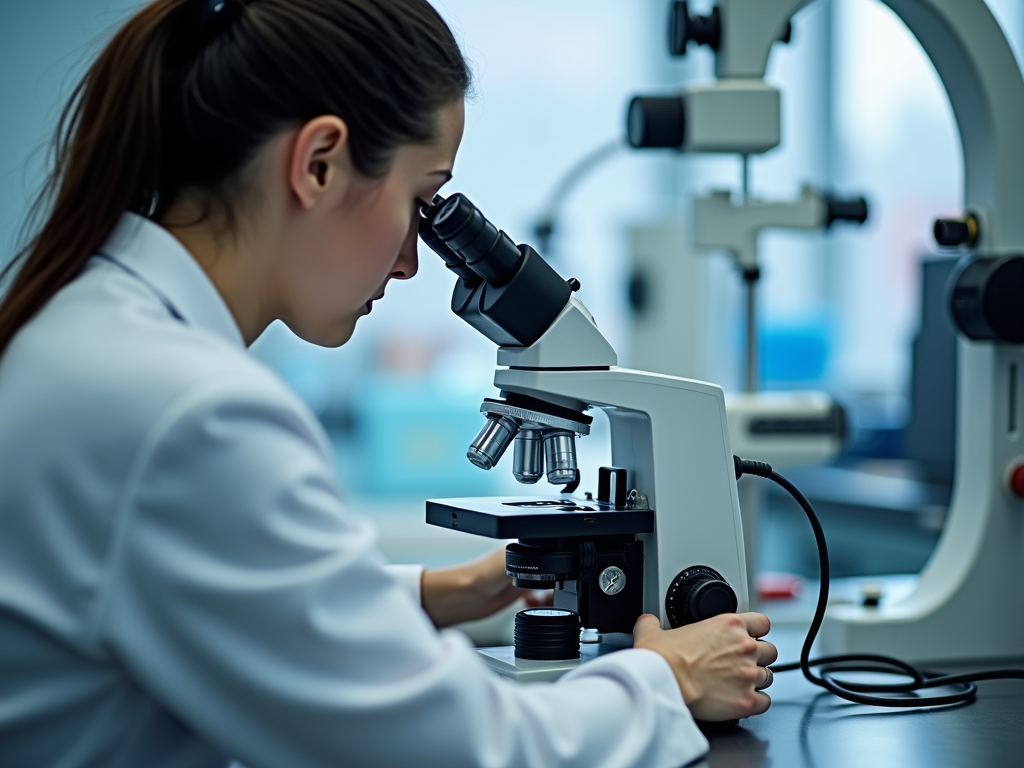 Embryologist working with IVF