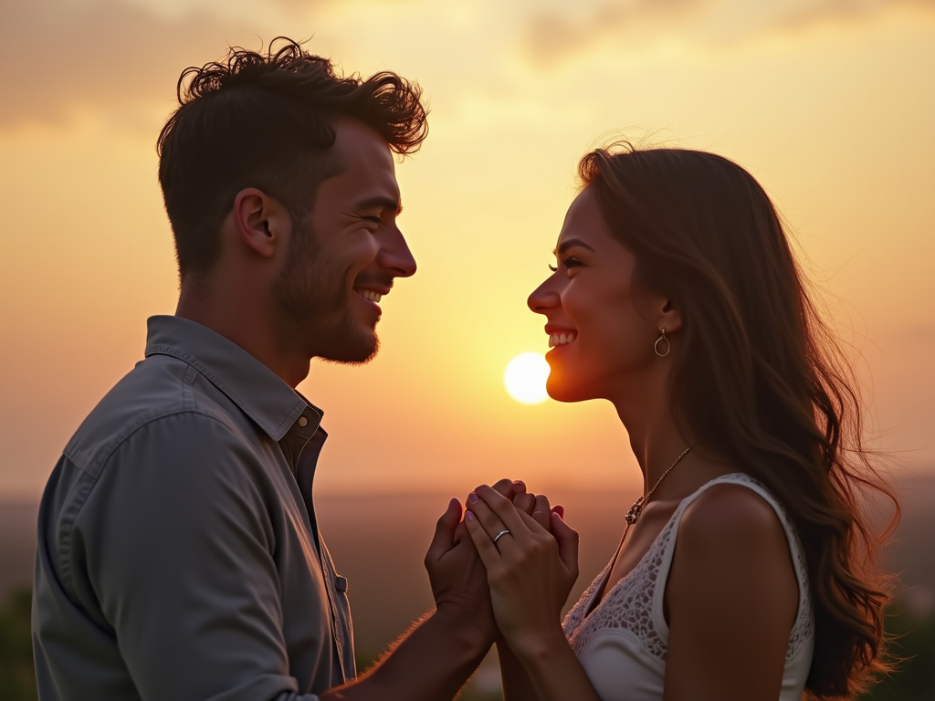 Couple supporting each other during their fertility journey