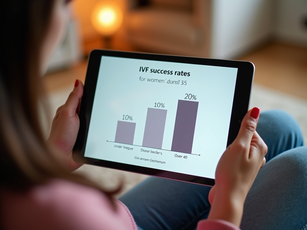 IVF success rates chart.