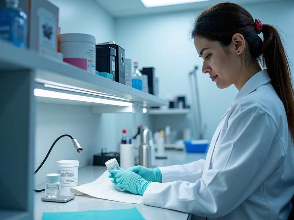 Modern fertility clinic laboratory