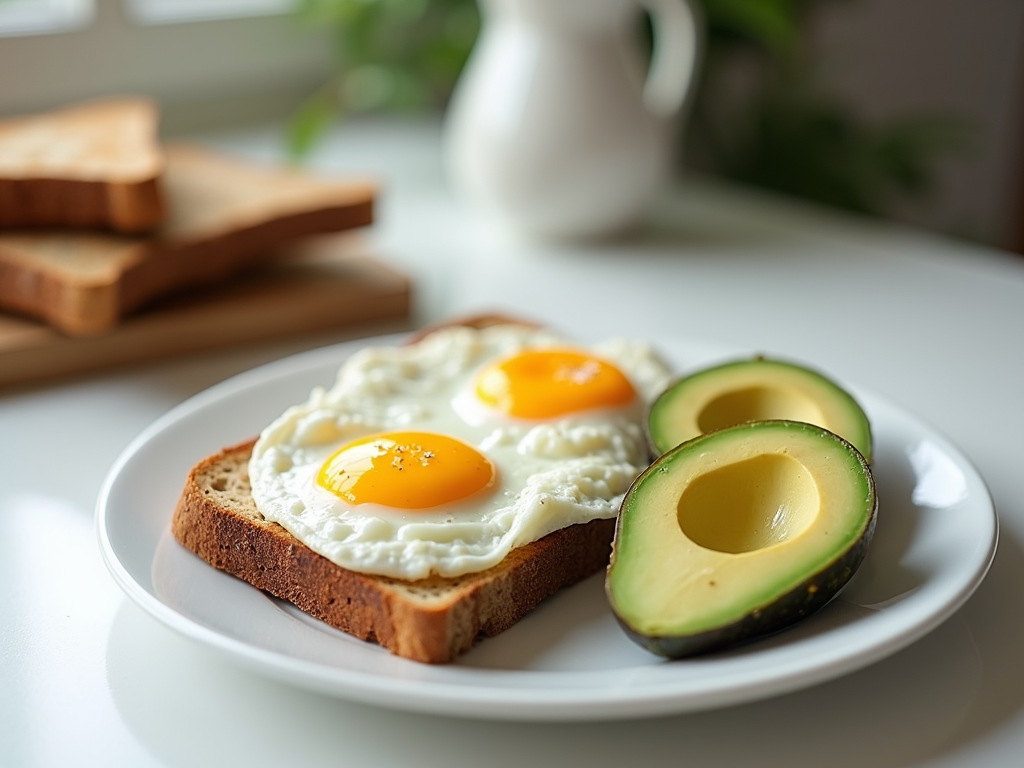 Healthy breakfast for IVF preparation