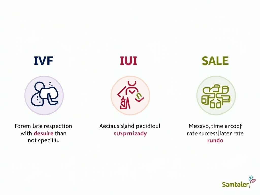Infographic of fertility treatment options