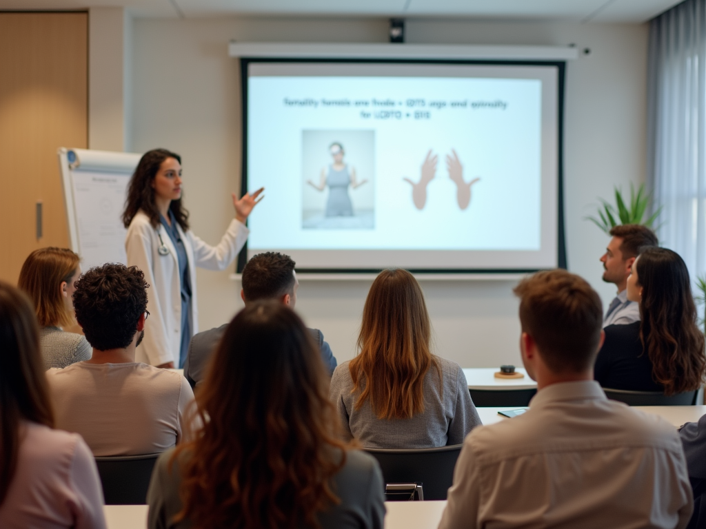 Fertility clinic seminar for same-sex couples