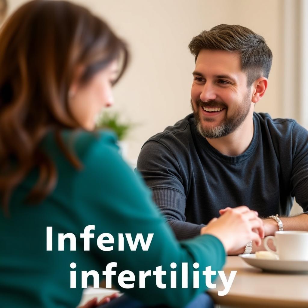 Photo of a supportive therapy session for couples going through fertility treatment, showcasing empathy and understanding.