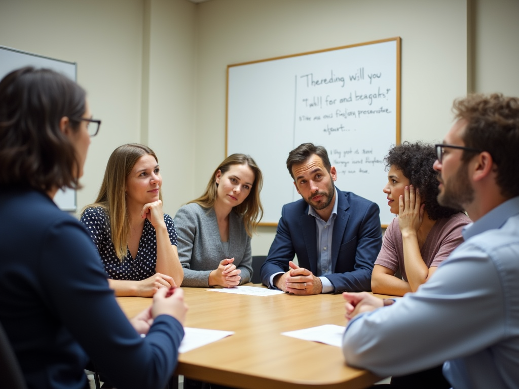 Group debating fertility preservation ethics
