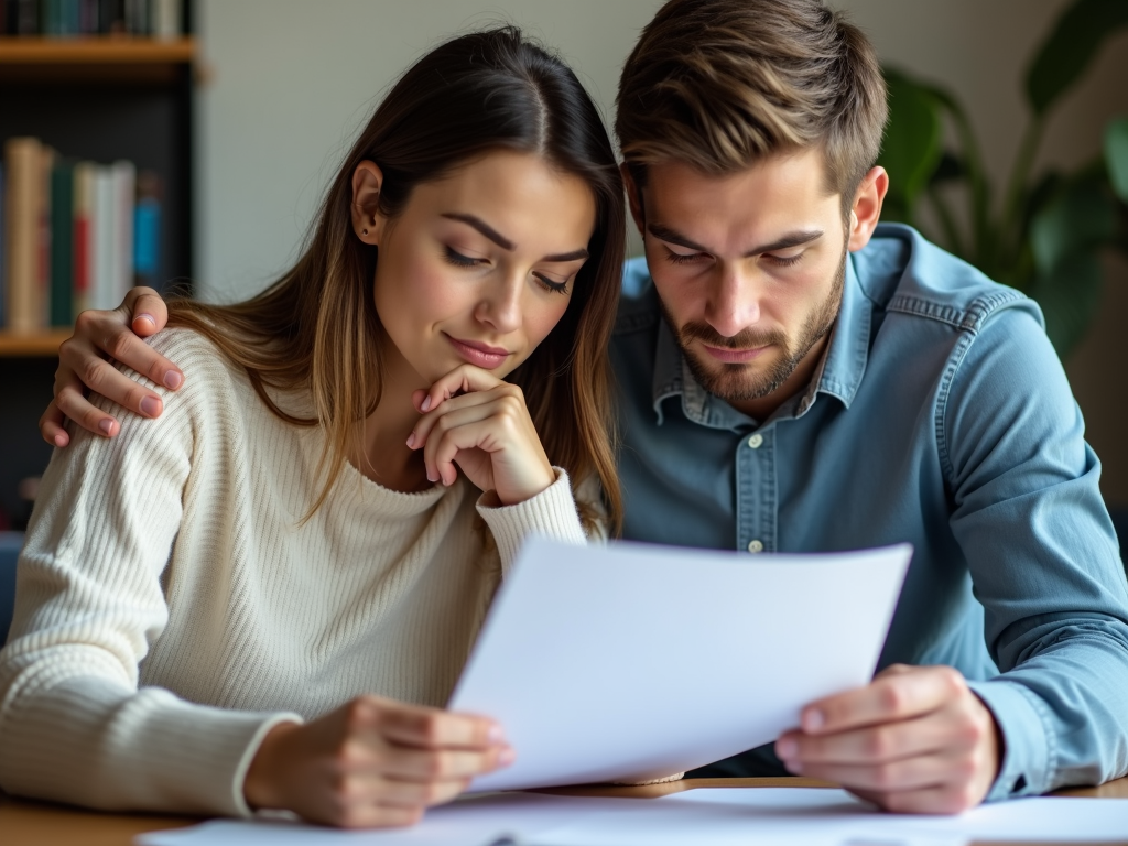 Reviewing fertility treatment options together.