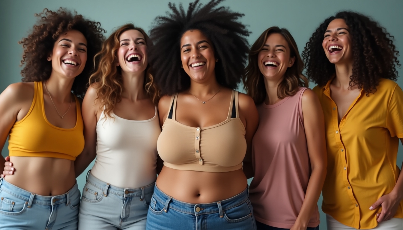 Diverse women supporting each other