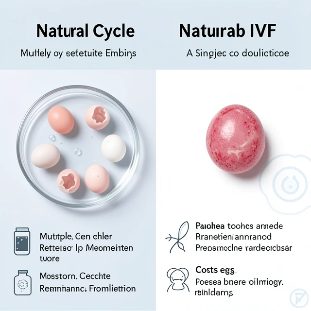 Comparison of traditional IVF versus natural cycle IVF