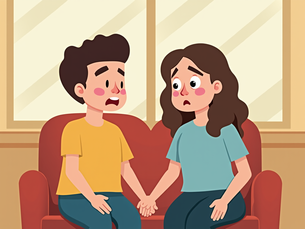 Couple navigating the emotional aspects of IVF.