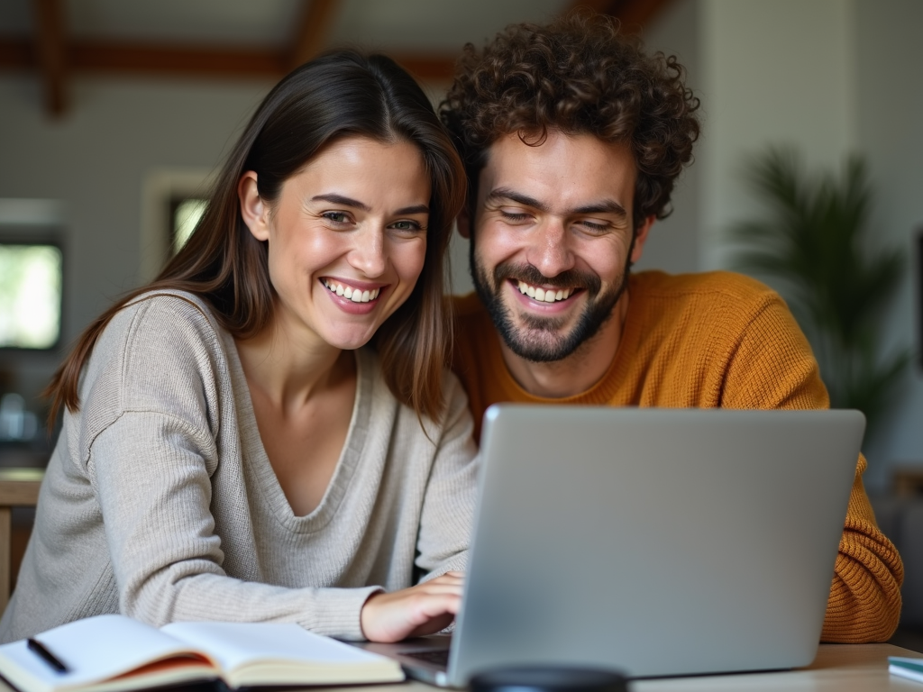 Couple exploring fertility alternatives