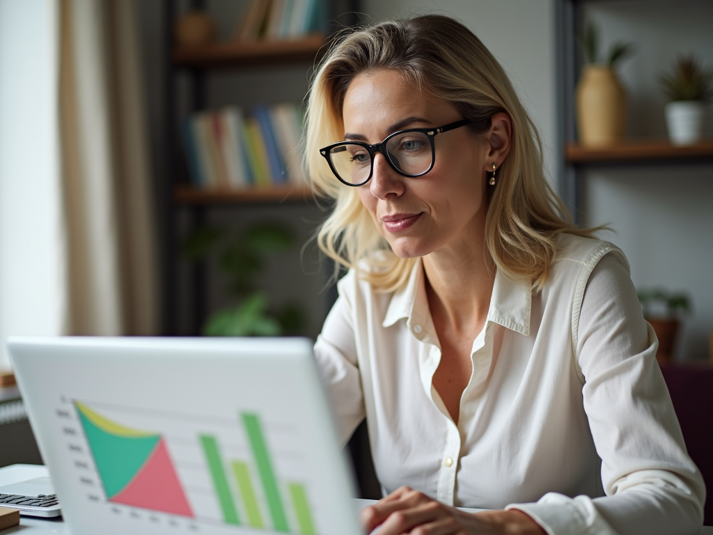 Woman budgeting for fertility treatments