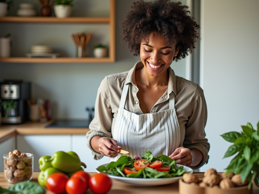 Preparing fertility-boosting salad